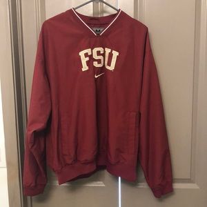 Florida State Seminoles FSU Pull Over Windbreaker